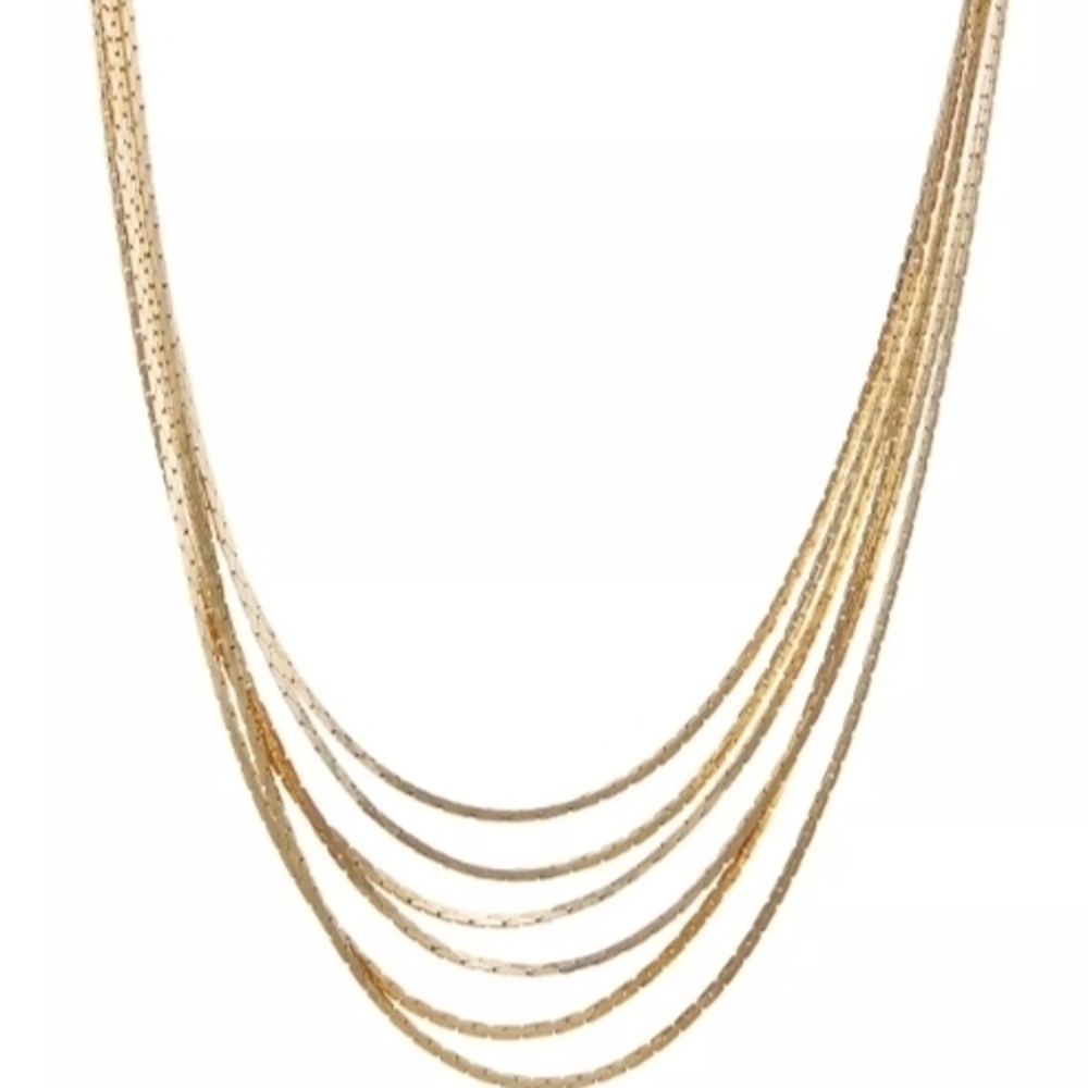 Nine West Gold Multi-Strand Necklace